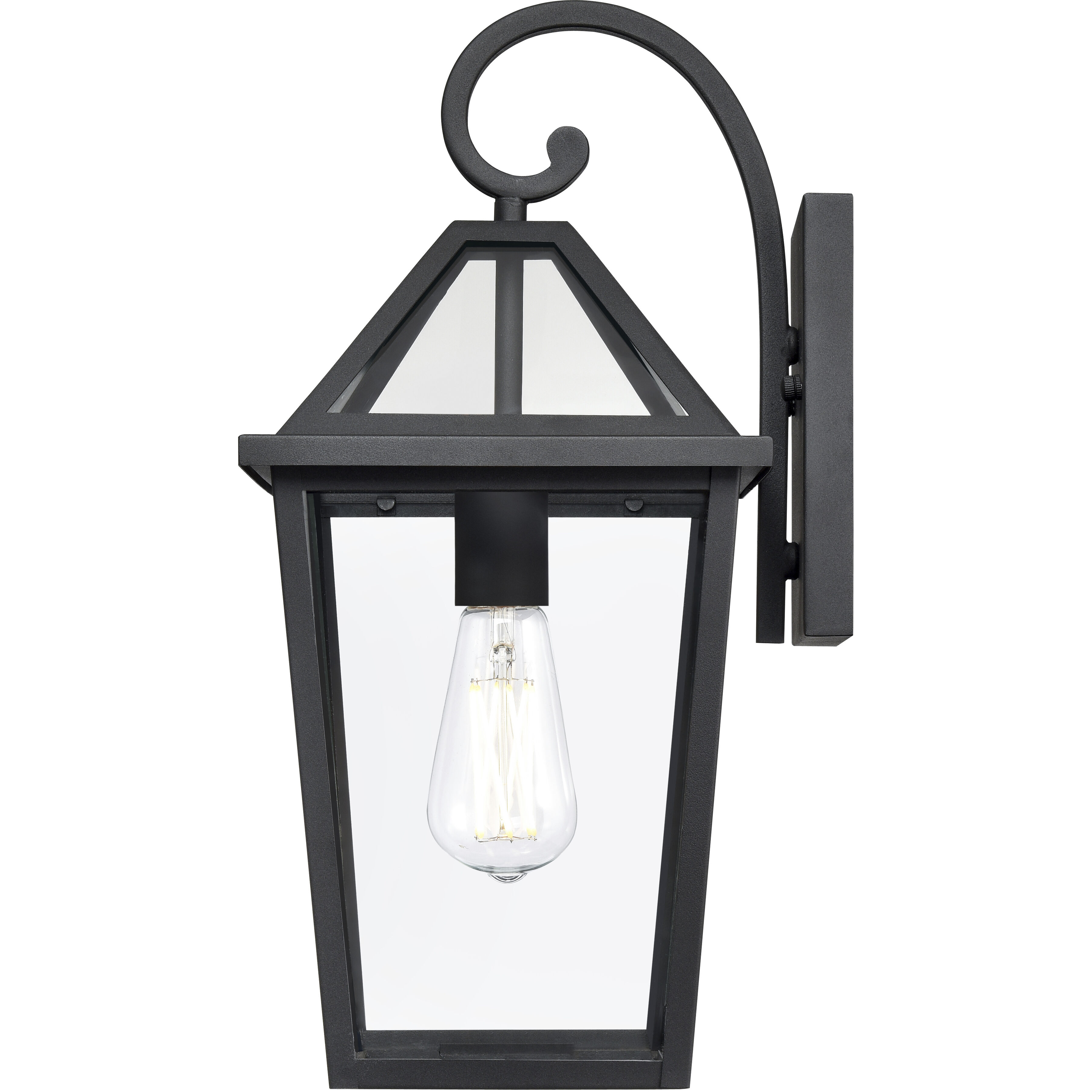 Eston 1 Light 17.5 inch Textured Black Outdoor Wall Sconce
